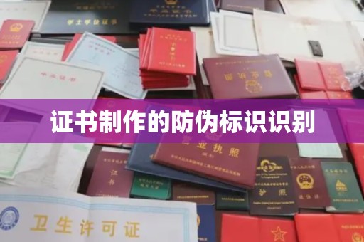玉龙证书制作的防伪标识识别
